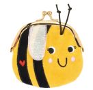 Plüsch-Portemonnaie mit Clip Frühlingsfreunde