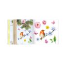 Blatt   Blüte Fensterst.-Buch Vogelglück