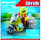PLAYMOBIL 71205 Notarzt-Motorrad mit Blinklicht