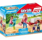 PLAYMOBIL 71258 Starter Pack Erzieherin mit Bollerwagen