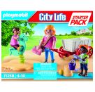 PLAYMOBIL 71258 Starter Pack Erzieherin mit Bollerwagen