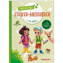 Mein kleines Sticker-Anziehbuch. Im Wald