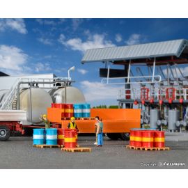 H0 Benzinfaesser, 32 Stk