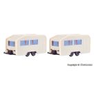 H0 Wohnwagen, 2 Stück