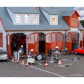 H0 Deko-Set Feuerwehr