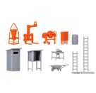 H0 Deko-Set Baustellenzubeh.