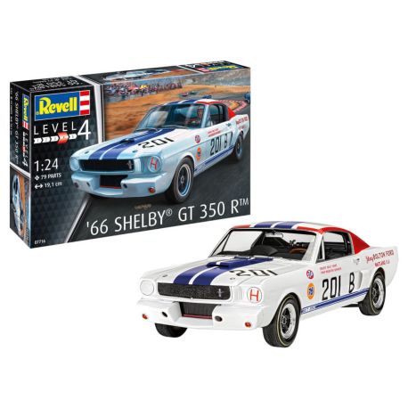 Model Set 1966 Shelby GT 350 R, Revell Modellbausatz mit Basiszubehör
