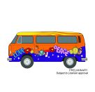 CARRERA DIGITAL 132 - VW Bus T2b Peace and Love