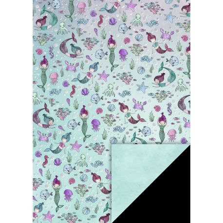 Karton A4 200g Mermaid