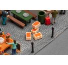 FALLER - 4 Marktkisten mit Gemüse