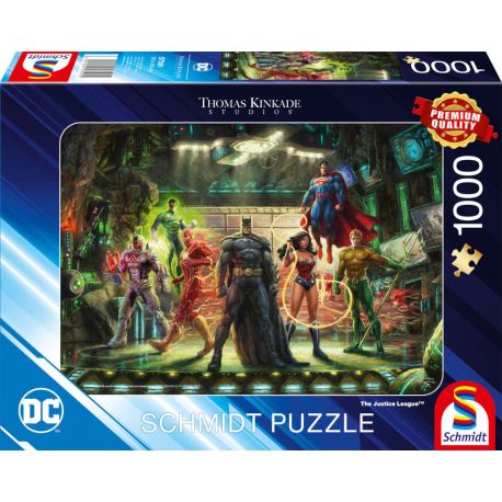 Puzzle 1000  Teile  Kinkade DC  Teile he Jus Teile ice League