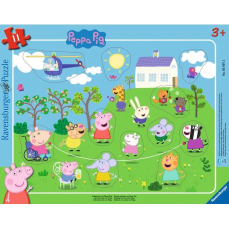 Ravensburger 5697 Puzzle Seilspringen mit Peppa Wutz 8-17 Teile