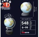 Ravensburger 11549 Puzzle Globus mit Licht 3D 540 Teile