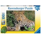 Ravensburger 13345 Puzzle Vio die Leopardin 100 Teile XXL