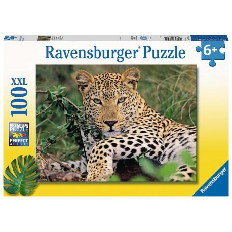 Ravensburger 13345 Puzzle Vio die Leopardin 100 Teile XXL