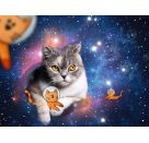 Ravensburger 17439 Puzzle Katzen fliegen im Weltall 1500 Teile