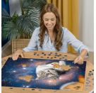 Ravensburger 17439 Puzzle Katzen fliegen im Weltall 1500 Teile