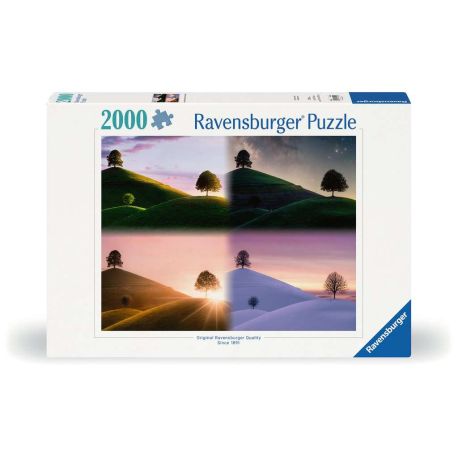 Ravensburger 17443 Puzzle Stimmungsvolle Bäume und Berge 2000 Teile