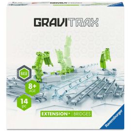Ravensburger GraviTrax Extension Bridges 22423 - GraviTrax Erweiterung für deine Kugelbahn - Murmelbahn und Konstrukti