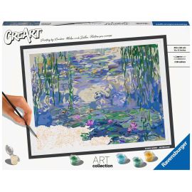 Ravensburger CreArt - Malen nach Zahlen 23651 – ART Collection: Seerosen (Monet) – ab 14 Jahren