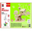 Marabu KiDS 3D PUZZLE BAUMHAUS