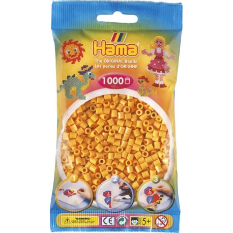Hama® Bügelperlen Perlenbtl. 1000 St. Teddy-Farbe.