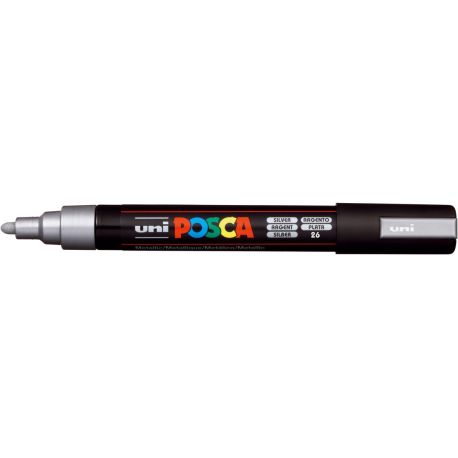 Marker uni POSCA PC-5M silber