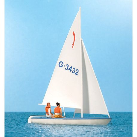 Preiser 10676 Segler (1). Segelboot Korsar