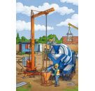 Schmidt Spiele Kinderpuzzle Auf der Baustelle, 3x24 Teile