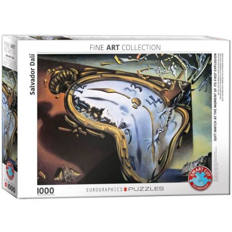 EuroGraphics Puzzle Weiche Uhr im Moment ihrer ersten Explosion von Salvador Dalí 1000 Teile