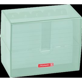Karteibox A7 gefüllt mint