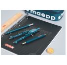 Schnellv.zirkel Tasten denim  370mm