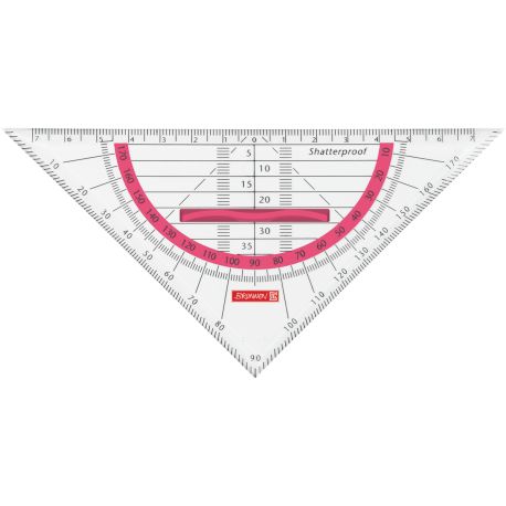 Geometrie-Dreieck 16cm Griff tulip