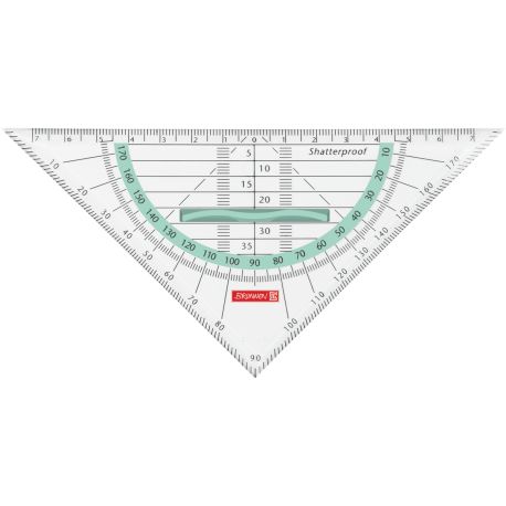 Geometrie-Dreieck 16cm Griff mint