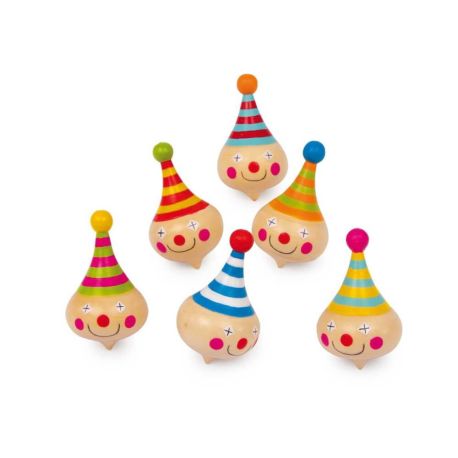 small foot Holzkreisel Clown