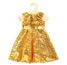 Puppen-Kleid Goldstar, Gr. 35-45 cm