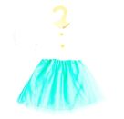 Puppen-Plüschjacke Yuki mit Tüllrock, Gr. 35-45 cm