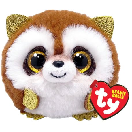Ty PICKPOCKET RACCOON - BROWN - TY BALLS