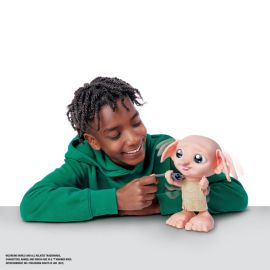 Wizarding World Harry Potter - Interaktiver Dobby Hauself Puppe mit über 30 Geräuschen, Sätzen und Bewegungen, Deutsch