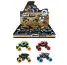 TOITOYS CARS TRUCKS Monster Truck Federung, 4-fach sortiert