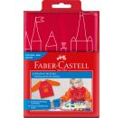 Malschürze für Kinder Farbe rot/orange