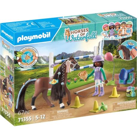 PLAYMOBIL 71355 Zoe   Blaze mit Turnierparcours