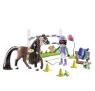 PLAYMOBIL 71355 Zoe   Blaze mit Turnierparcours
