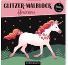 Glitzer-Malblock - Unicorn (100% selbst gemacht)