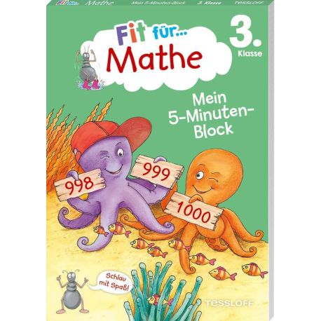 Fit für Mathe 3. Klasse. Mein 5-Minuten-Block