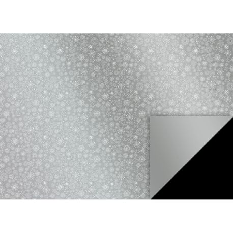 Karton 50x70cm 300g Kristall silber