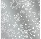 Karton 50x70cm 300g Kristall silber