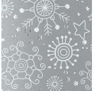 Karton 50x70cm 300g Kristall silber