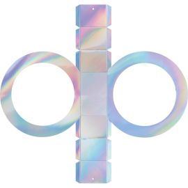 Laternenzuschnitt rund 19x6 iris