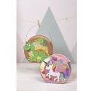 Laternenzuschnitt rund 19x6 iris